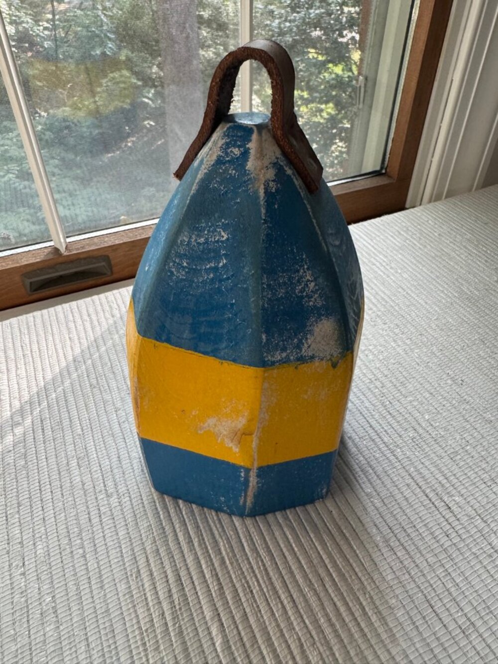 Painted Wood Buoy | Nautical Decor Float
